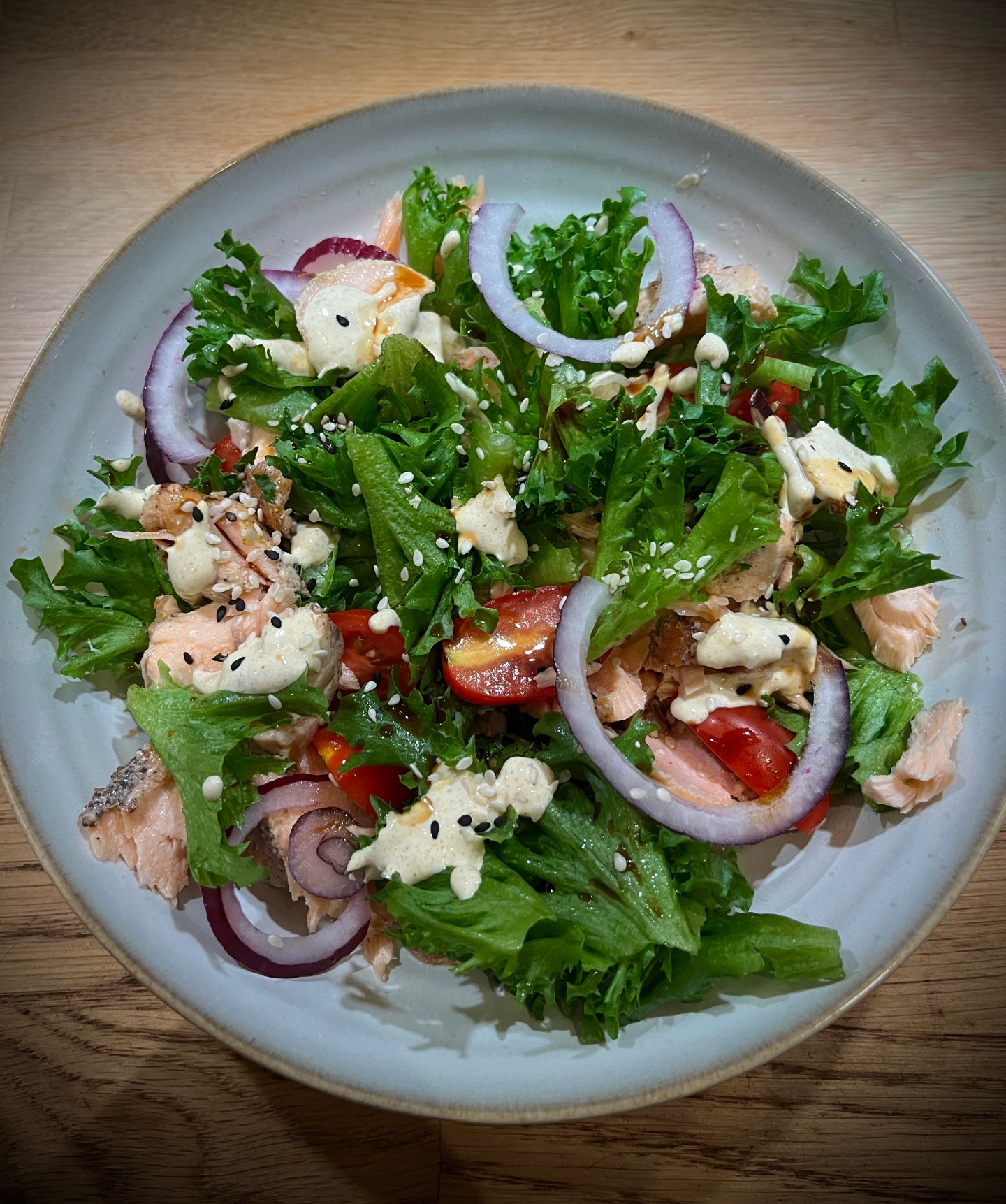 Oppskrift – Fesk-kjerringa’s laksesalat – Fesk-kjerringa